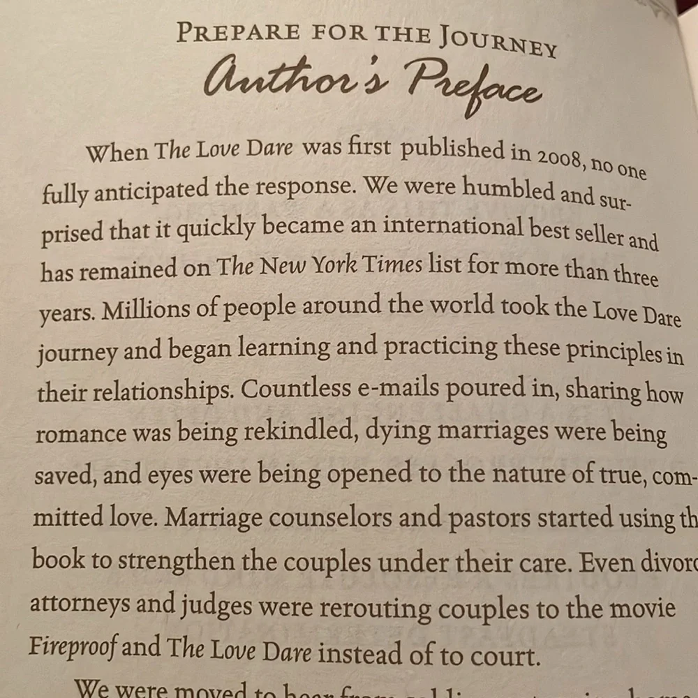 ❤️ The Love Dare Book~New REVISED Edition Provides an exciting journey 4 Couples